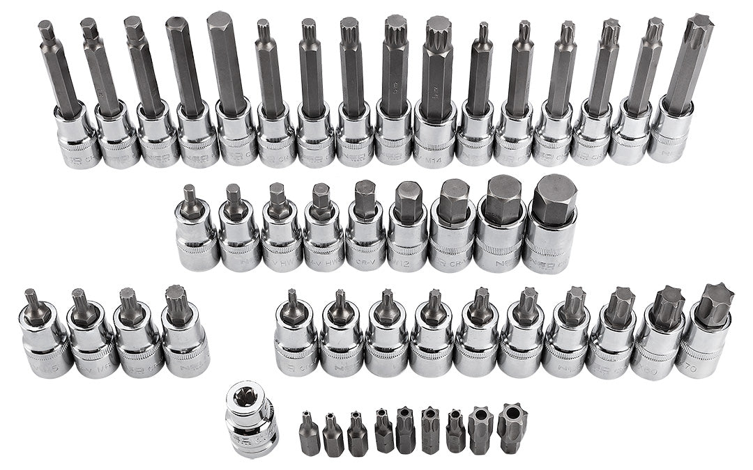 Torx bitai, 49 dalių rinkinys. - gaukdaugiau.lt