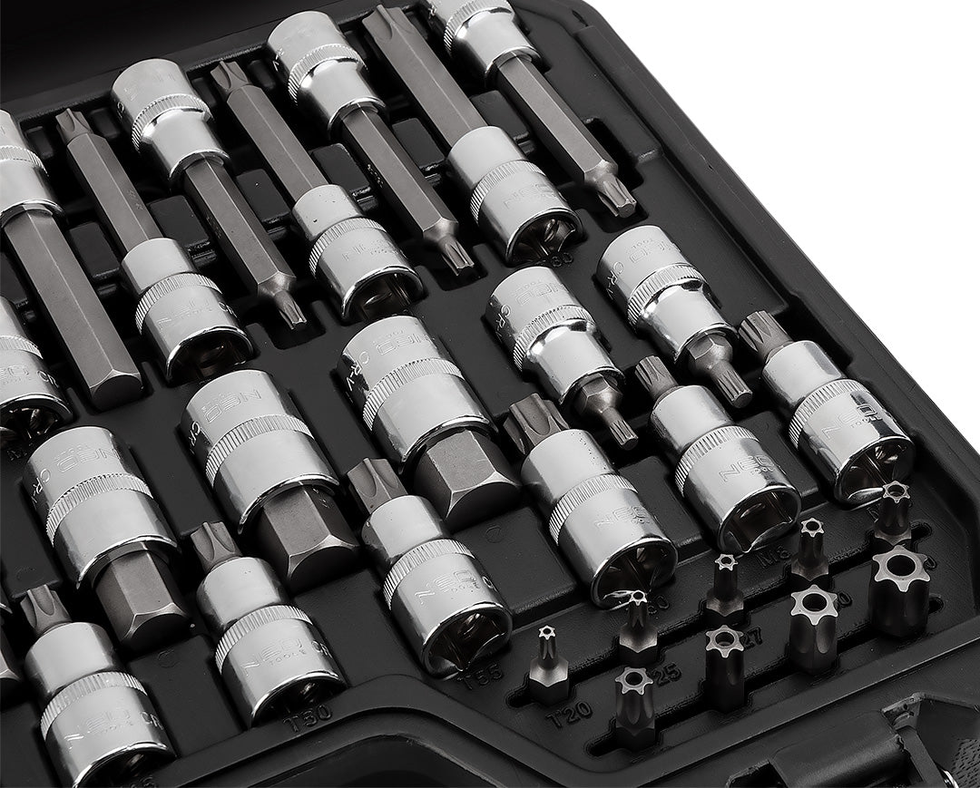 Torx bitai, 49 dalių rinkinys. - gaukdaugiau.lt