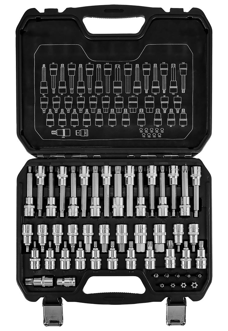 Torx bitai, 49 dalių rinkinys. - gaukdaugiau.lt