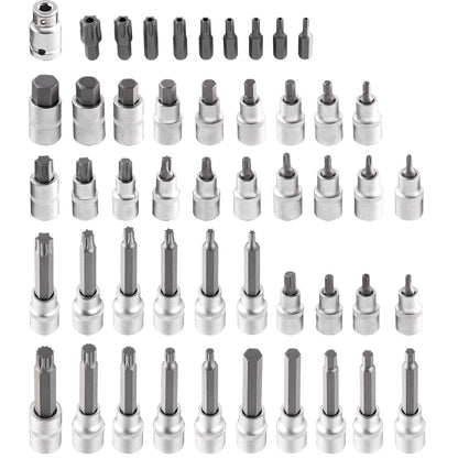 Torx bitai, 49 dalių rinkinys. - gaukdaugiau.lt