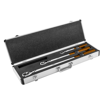 Apverčiamųjų veržliarakčių rinkinys 1/4", 3/8", 1/2" 3 vnt. - gaukdaugiau.lt