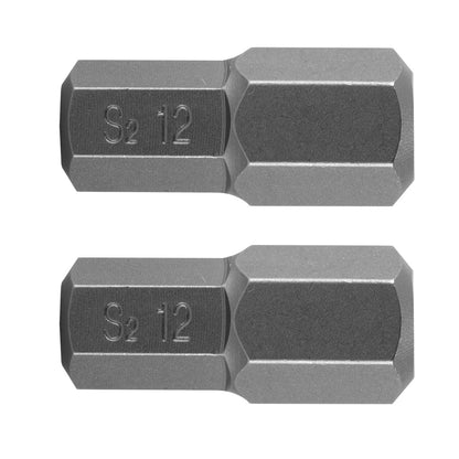 HEX antgalis 12 x 30 mm, S2 x 2 vnt. - gaukdaugiau.lt