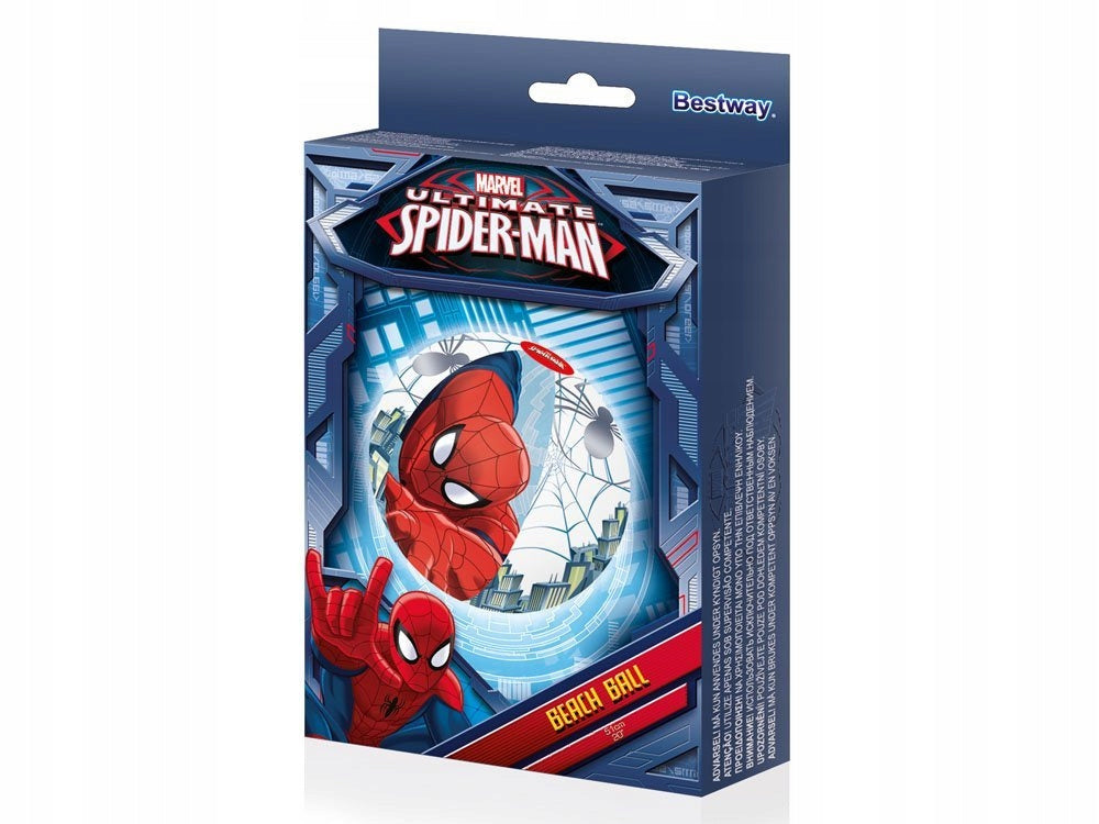 Pūstamas paplūdimio kamuolys "Spider-Man" 51cm PremiumLine 98002 - gaukdaugiau.lt