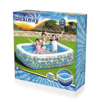 Pūstamasis baseinas Gėlės 229 x 152 x 56 cm PremiumLine 54120 - gaukdaugiau.lt
