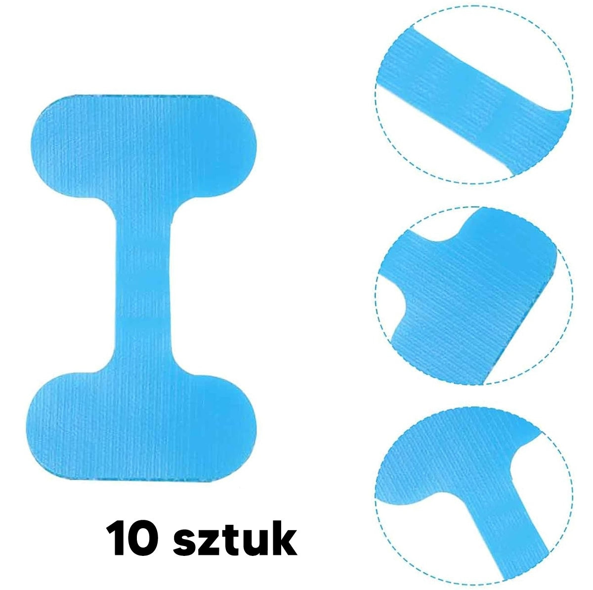10vnt. Kabelių etikečių rinkinys - gaukdaugiau.lt