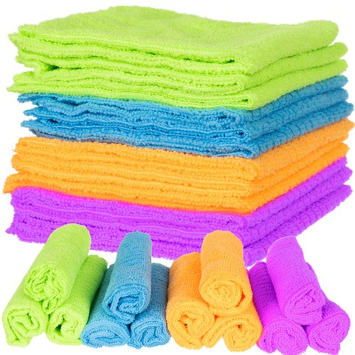Mikropluošto šluostės - rinkinyje 12 vnt. - gaukdaugiau.lt