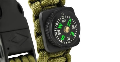 SURVIVAL apyrankė su aksesuarais - žalia - gaukdaugiau.lt
