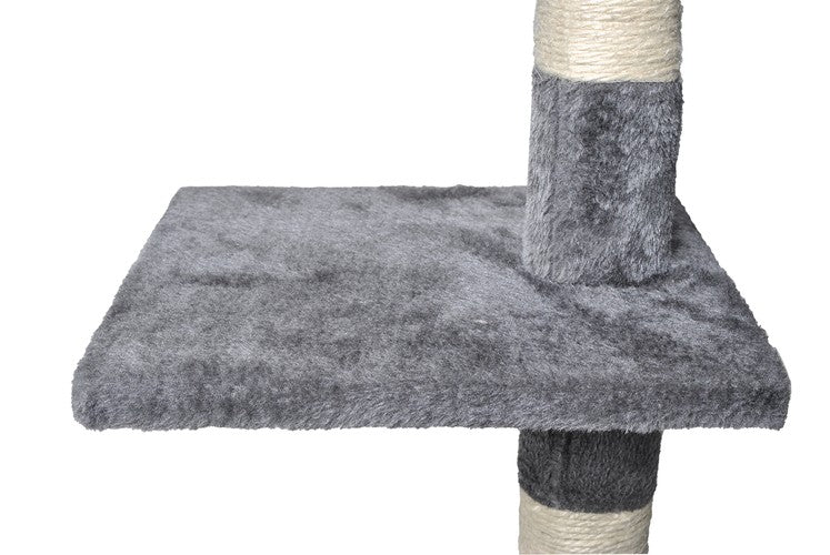 Katės medis 118 cm, pilkas - gaukdaugiau.lt