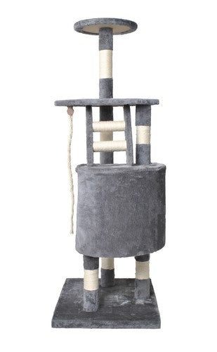 Katės medis 118 cm, pilkas - gaukdaugiau.lt