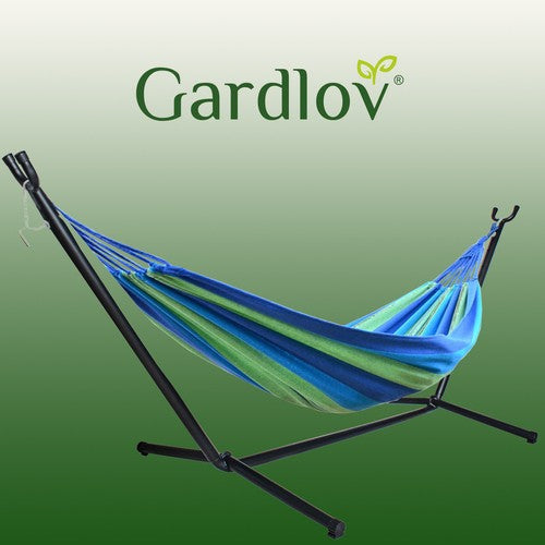 Sodo hamakas 200x150cm su rėmeliu - gaukdaugiau.lt