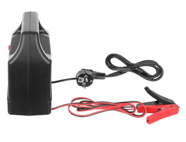 Automatinis Akumuliatoriaus Įkroviklis 12V 6A Su LED Indikatoriumi - gaukdaugiau.lt