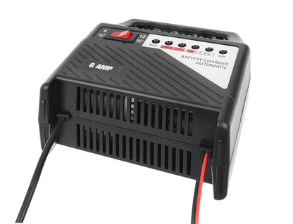 Automatinis Akumuliatoriaus Įkroviklis 12V 6A Su LED Indikatoriumi - gaukdaugiau.lt