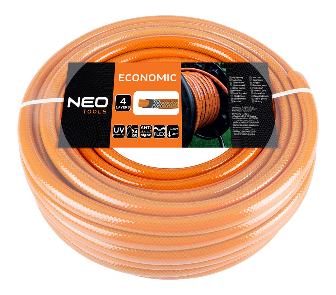 Sodo žarna 3/4"x30m, 4 sluoksnio NEO ECONOMIC - gaukdaugiau.lt