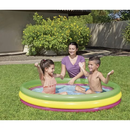 Pūstamasis vaivorykštės baseinas 152cm PremiumLine 51103 - gaukdaugiau.lt