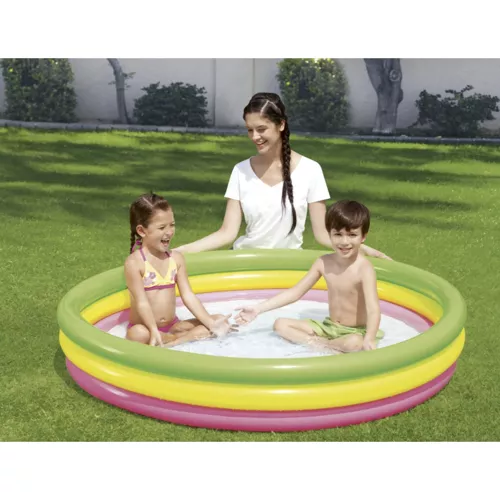Pūstamasis vaivorykštės baseinas 152cm PremiumLine 51103 - gaukdaugiau.lt
