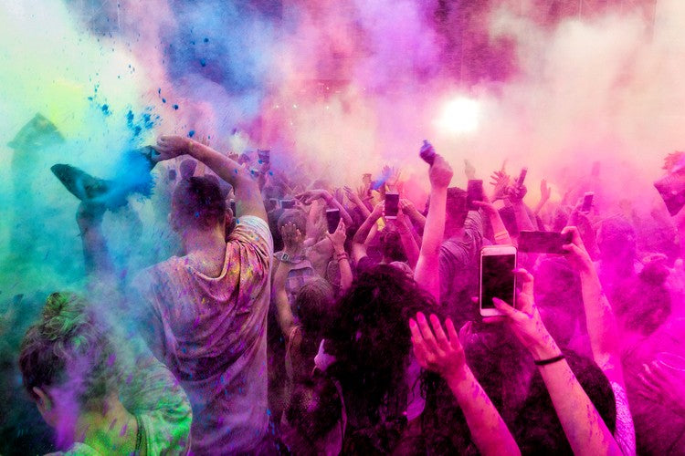 Spalvinga Holi pudra - rinkinys 6x100g - gaukdaugiau.lt