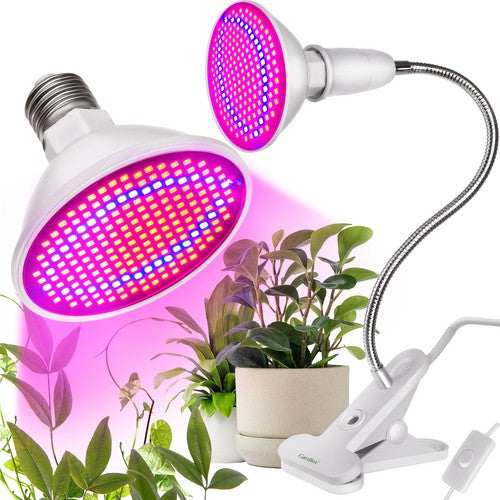 200 LED Lempą Augalų Augimui Su Reguliuojamu Laikikliu - gaukdaugiau.lt