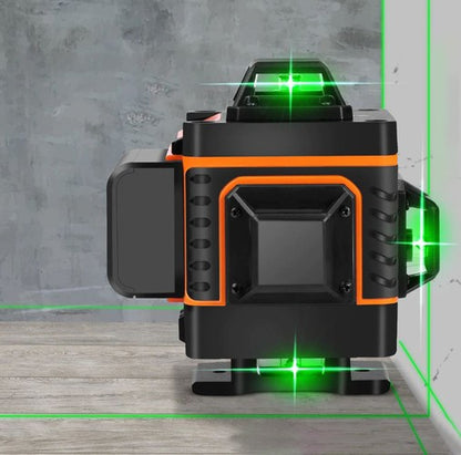 16 eilučių 360° lazerinis nivelyras su 4D funkcija - gaukdaugiau.lt