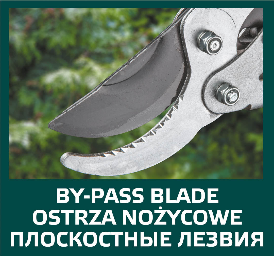 670 mm teleskopinės gyvatvorių žirklės, 45 mm pjovimo diametras, aliuminio rankenos - gaukdaugiau.lt