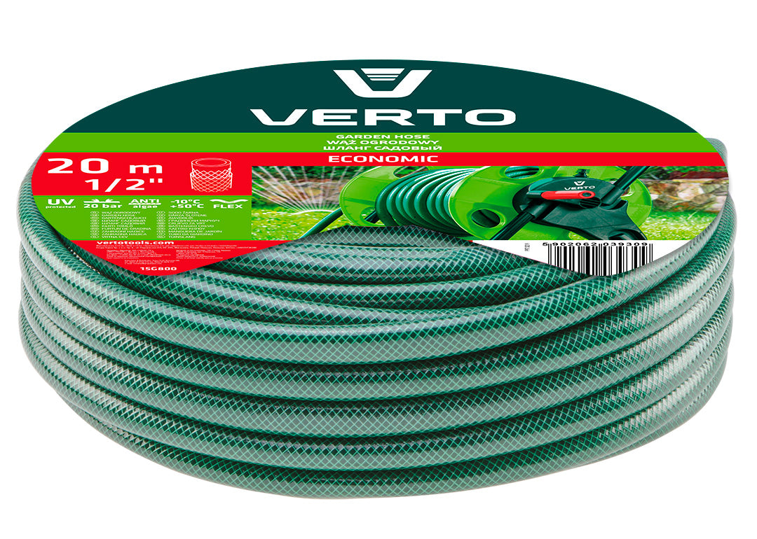Sodo žarna 20 m, 1/2" ECONOMIC - gaukdaugiau.lt