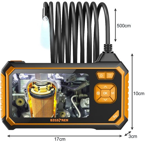 Endoskopas - Tikrinimo Kamera 5m Su LCD Ekranu - gaukdaugiau.lt