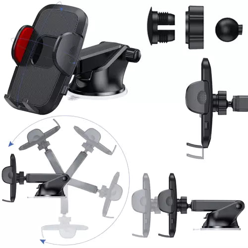 Automobilinio Telefono Laikiklis Su 360 Laipsnių Sukimu - gaukdaugiau.lt