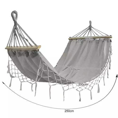 Sodo hamakas 200x100cm Premium - gaukdaugiau.lt