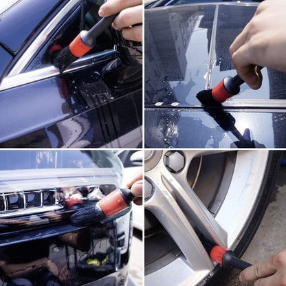 Detalių Šepečiai + Šluostė Automobiliams 5 Vnt Rinkinys - gaukdaugiau.lt