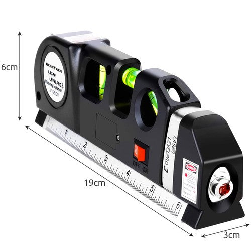 Lazerinis nivelyras, kurio matmuo 250 cm - gaukdaugiau.lt