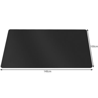 Apsauginė kilimėlė po kėdę 100x140cm PremiumLine - juoda - gaukdaugiau.lt
