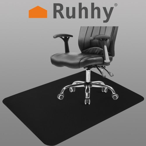 Apsauginė kilimėlė po kėdę 100x140cm PremiumLine - juoda - gaukdaugiau.lt