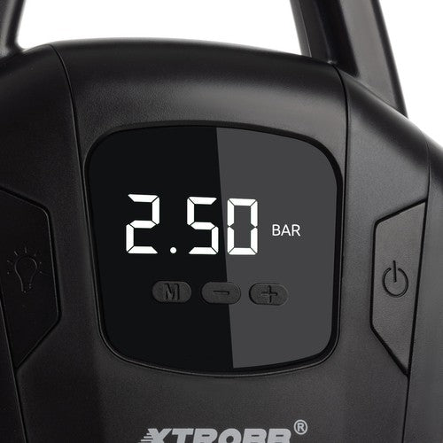 Autokompresorius Su LCD Ekranu Ir Pripūtimo Antgaliais - gaukdaugiau.lt