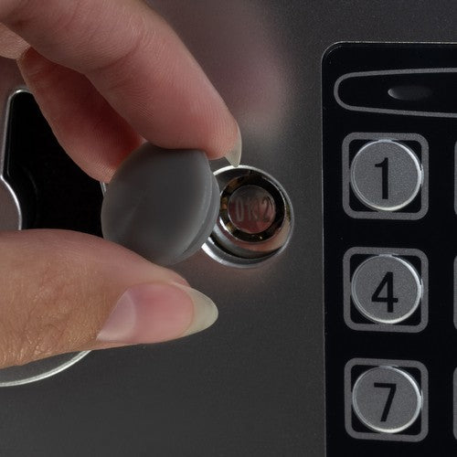 Seifas su elektroniniu kodu ir raktu derinys saugus 10L - gaukdaugiau.lt