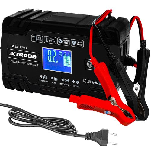 Akumuliatoriaus Lygintuvas 12V 24V Su Automatinėmis Funkcijomis - gaukdaugiau.lt