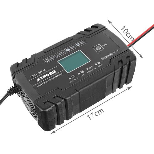 Akumuliatoriaus Lygintuvas 12V 24V Su Automatinėmis Funkcijomis - gaukdaugiau.lt