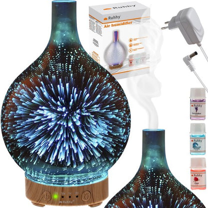 Aroma difuzorius - drėkintuvas 100ml - gaukdaugiau.lt