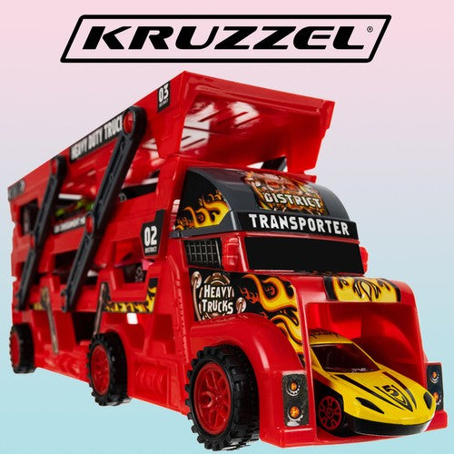 TIR sunkvežimio komplektas su 6 automobiliais - gaukdaugiau.lt
