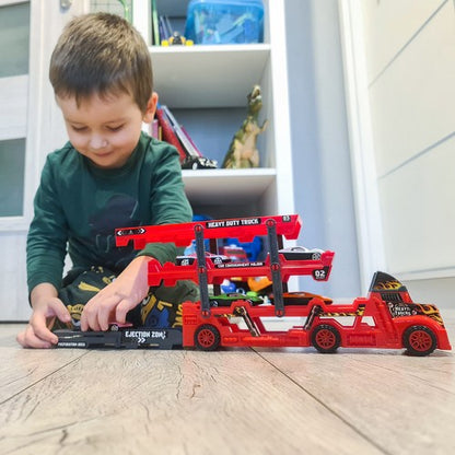 TIR sunkvežimio komplektas su 6 automobiliais - gaukdaugiau.lt