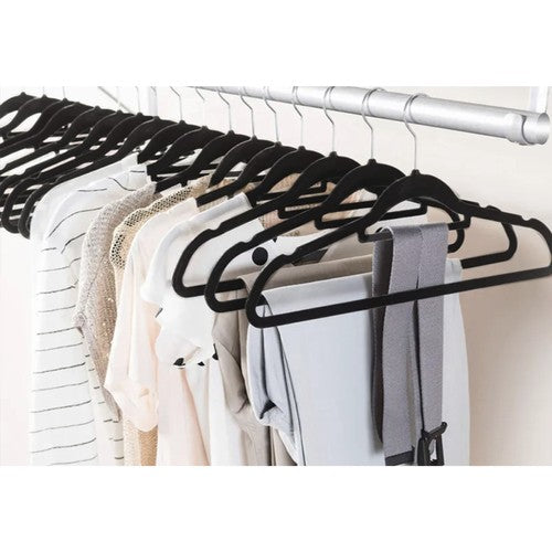 Drabintuvėlė drabužiams 20vnt. – juoda PremiumLine 22536 - gaukdaugiau.lt