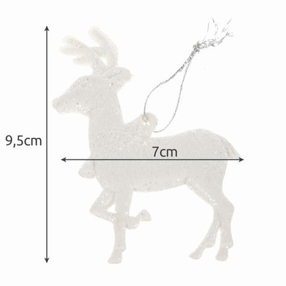 Kalėdiniai niekučiai - elniai 9 vnt. - gaukdaugiau.lt