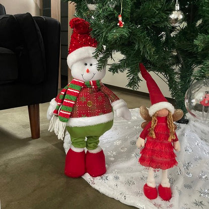Kalėdinis sniego senelis - teleskopinis 95cm - gaukdaugiau.lt