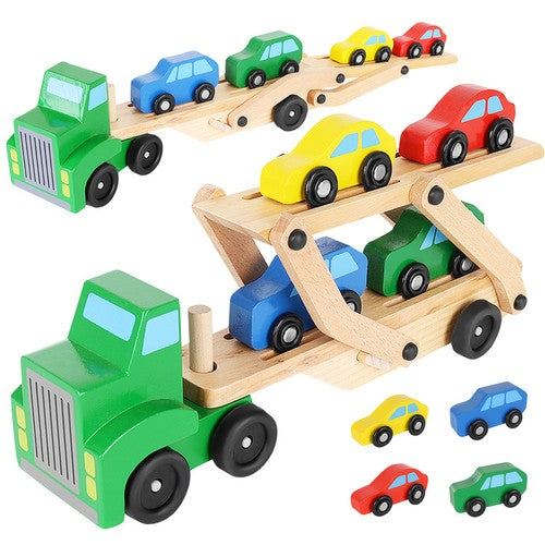 Medinis sunkvežimis - vilkikas + lengvųjų automobilių komplektas - gaukdaugiau.lt