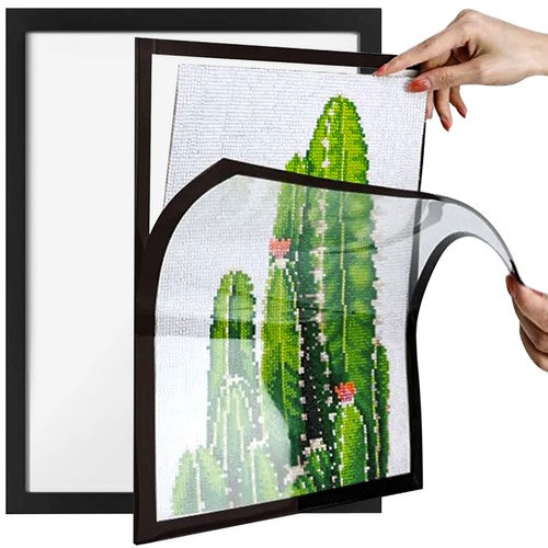 MAGNETINĖ RĖMELIS, IDEALIAI TINKANTIS 30 x 40 cm DYDŽIO DEIMANTINĖMS TAPYBOMS - gaukdaugiau.lt