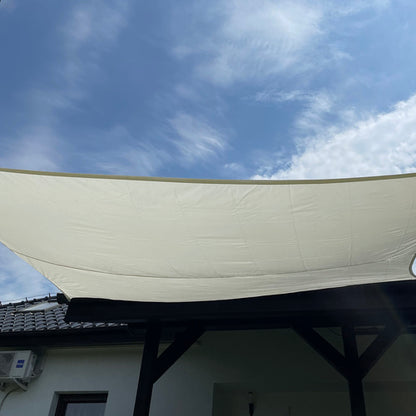 Saulės užuovėja 4x3 m - gelsvai ruda PremiumLine 23144 - gaukdaugiau.lt
