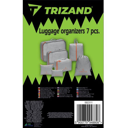 Kelionių organizatorius lagaminui - 7 vnt - gaukdaugiau.lt