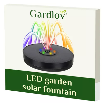 Saulės energija veidrodinis LED fontanas PremiumLine 23227 - gaukdaugiau.lt