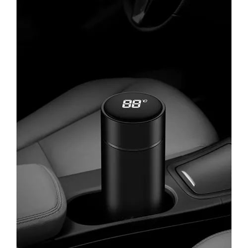 Terminis Puodelis Su LED Ekranu 500ml Juodas - gaukdaugiau.lt