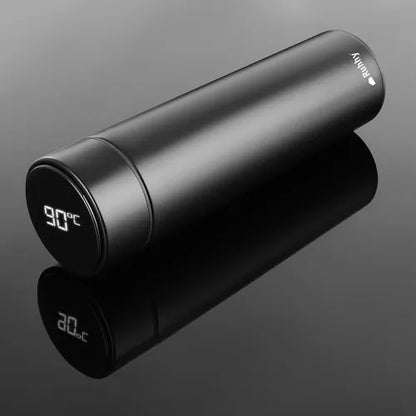 Terminis Puodelis Su LED Ekranu 500ml Juodas - gaukdaugiau.lt