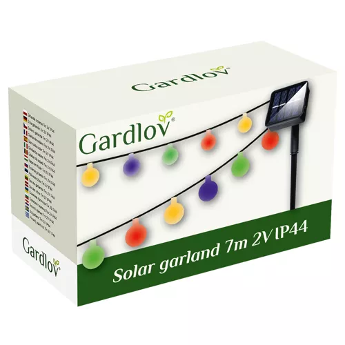 Saulės girlianda 7m 2V IP44 PremiumLine 23865 - gaukdaugiau.lt