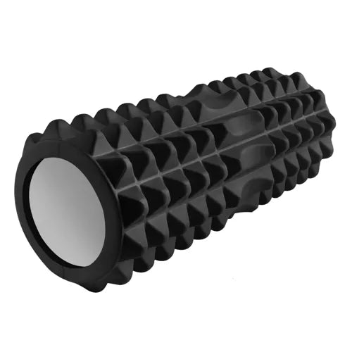Roller joga - masažinis volelis (juodas) - gaukdaugiau.lt